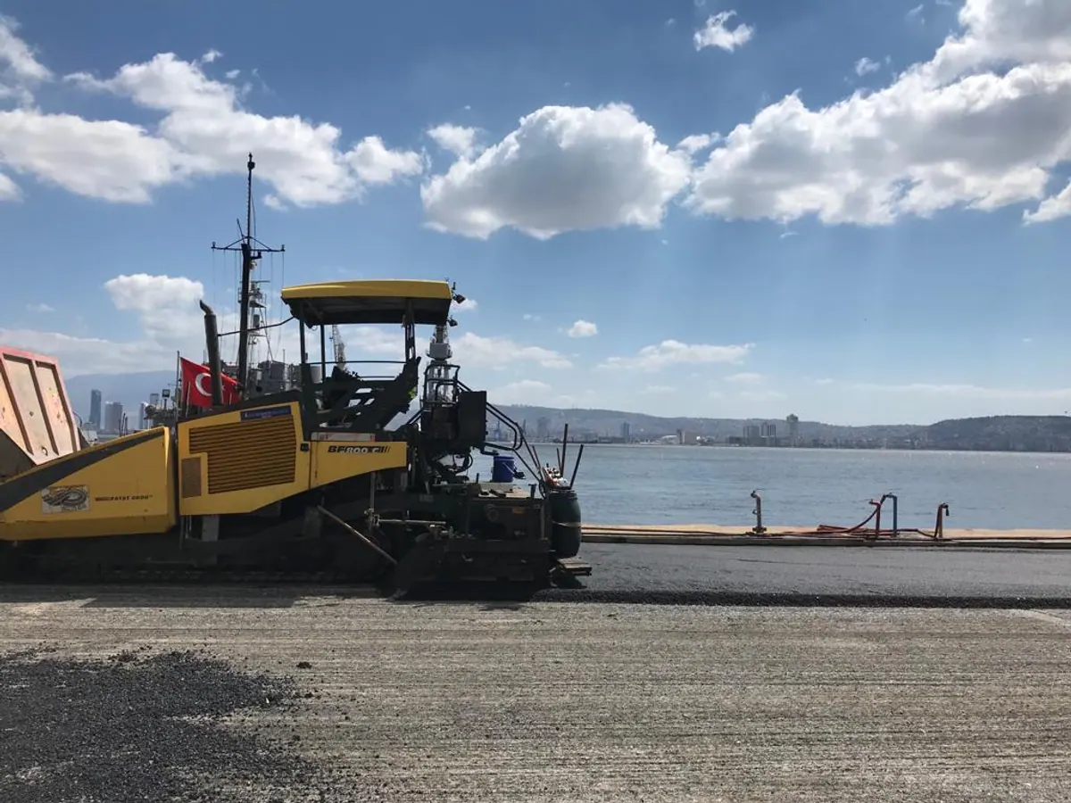 İzmir 5.Bölge Yol Çalışmaları saha görünümü