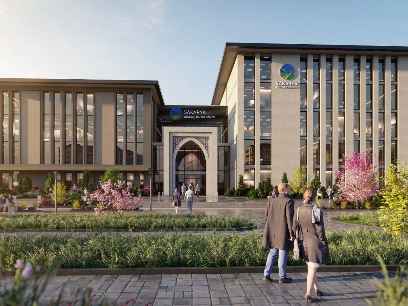 Sakarya Büyükşehir Belediyesi Hizmet Binası saha görünümü