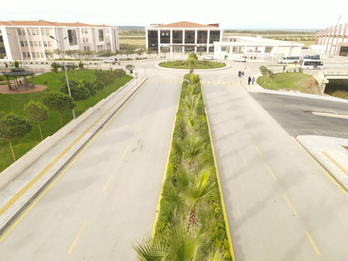 Sinop Üniversitesi Yeni Kampüs Alanı Çeşitli Altyapı ve Yol Çalışmaları saha görünümü